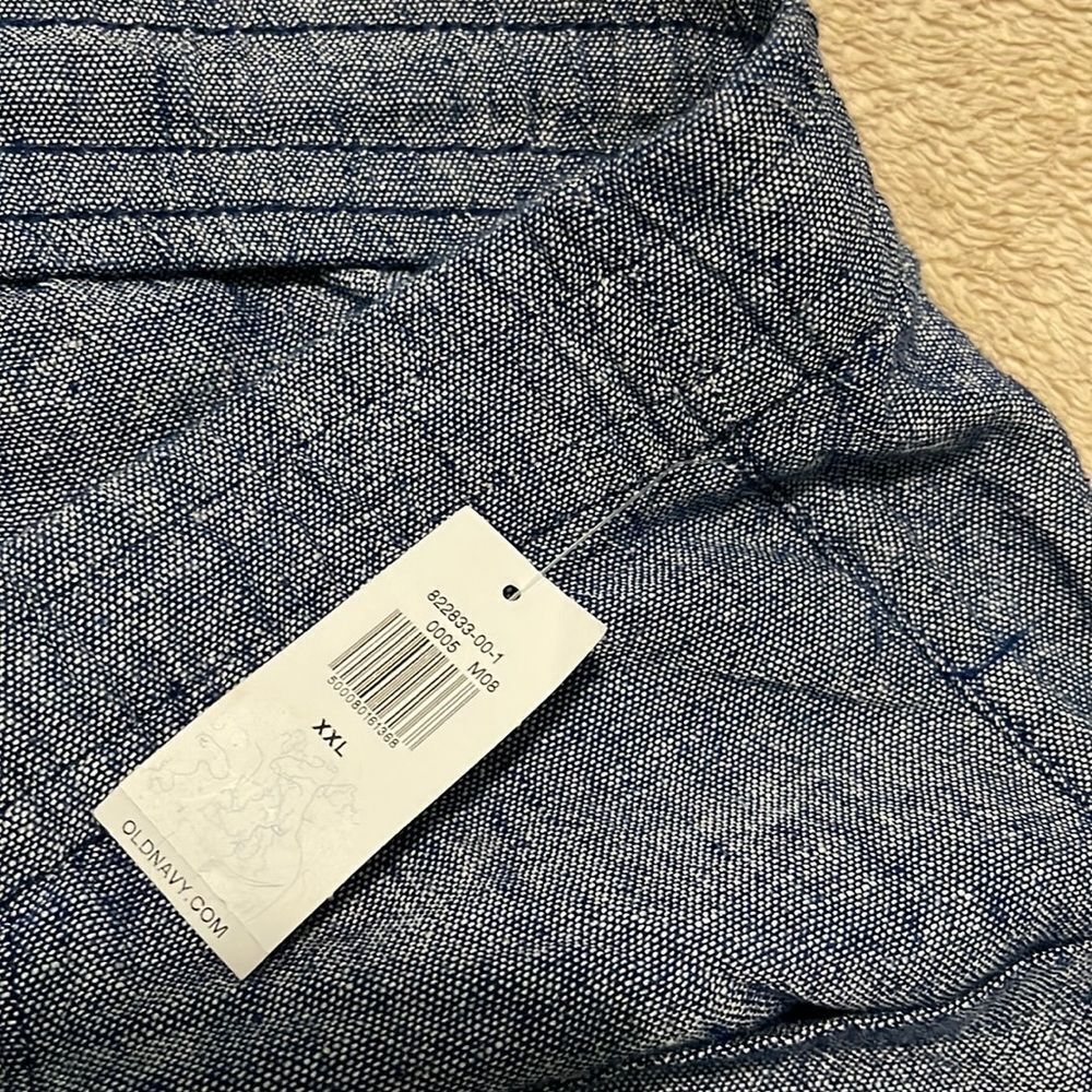 NWT- Old Navy - XXL, 2X & 3X. Linen Blend Short - Picture 8 of 9